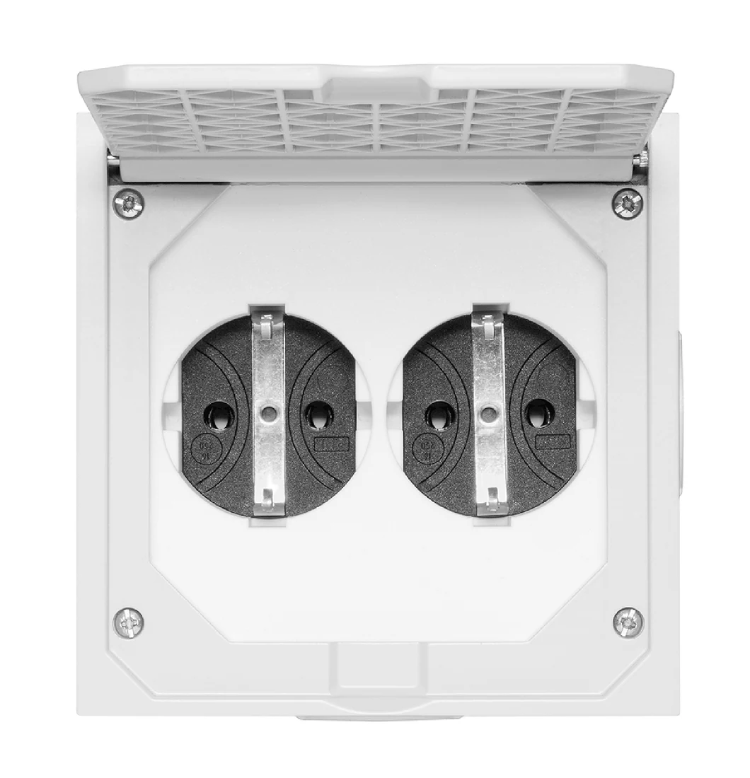 SCHUKO 双联翻盖面板插座 1632490