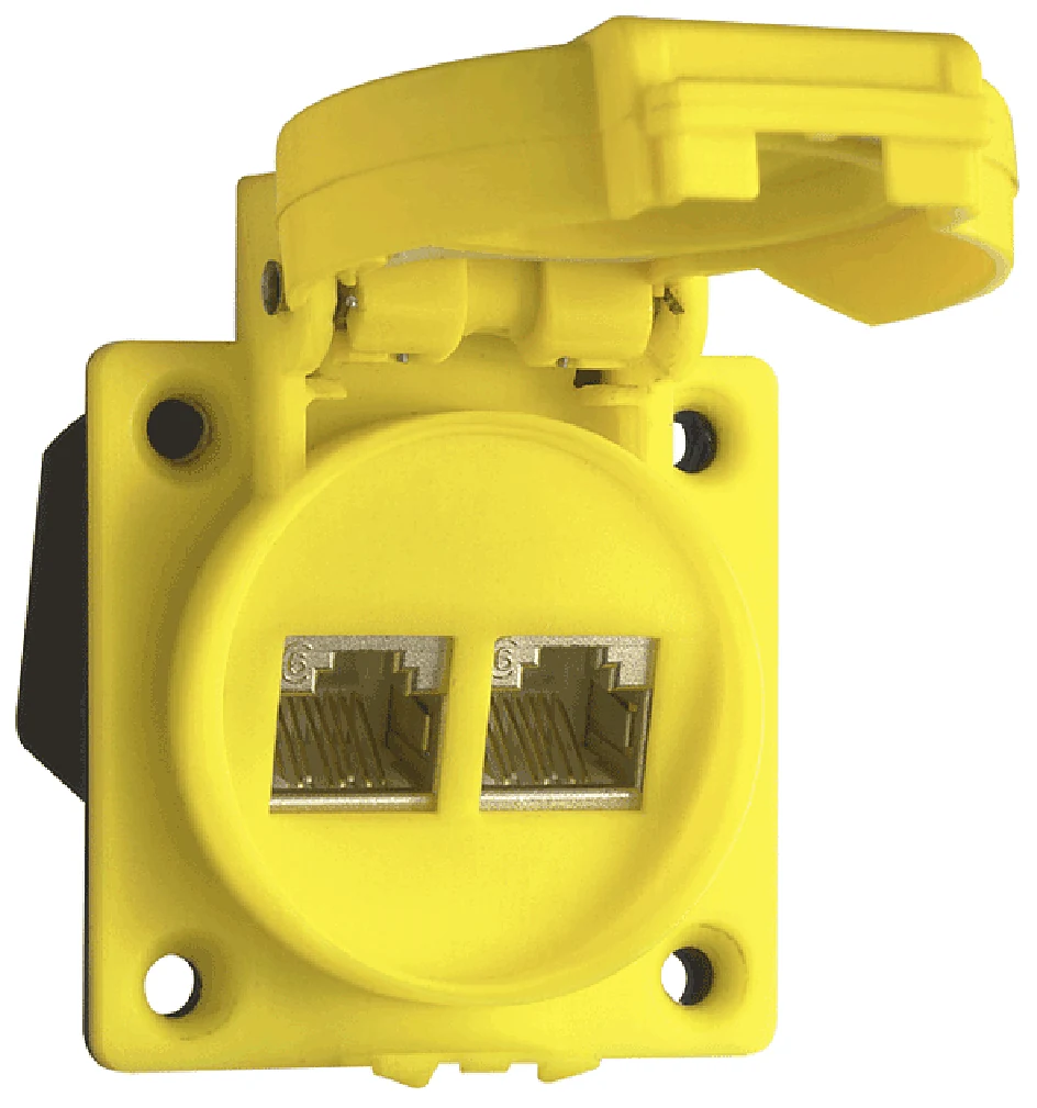 RJ45 双联暗装插座 RJ45K23